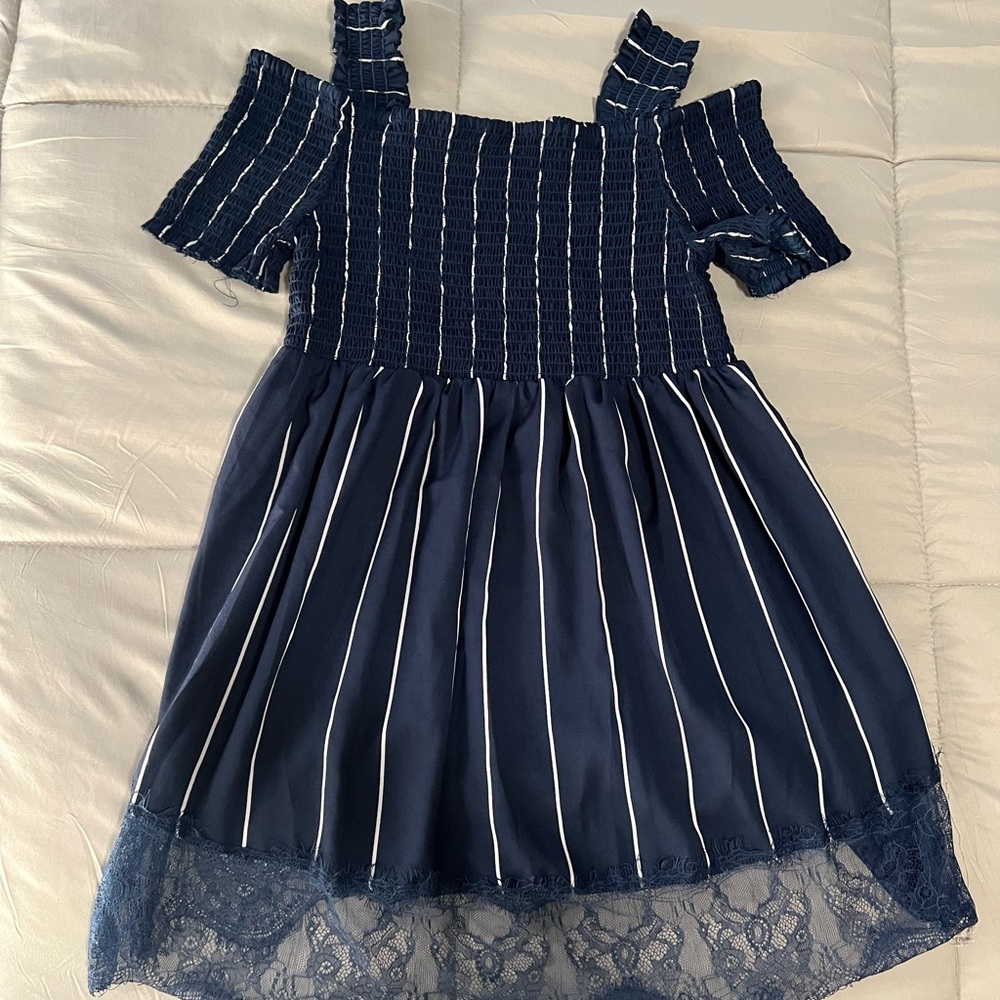 Navy Blue Stripe top